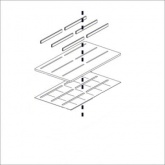 Сменная стеклянная пластина Wet'n'Dry (3; EVO 3, SlimPad), целлюлозные полоски для палитры, NANO-гидрофобная жидкость 10 мл. 